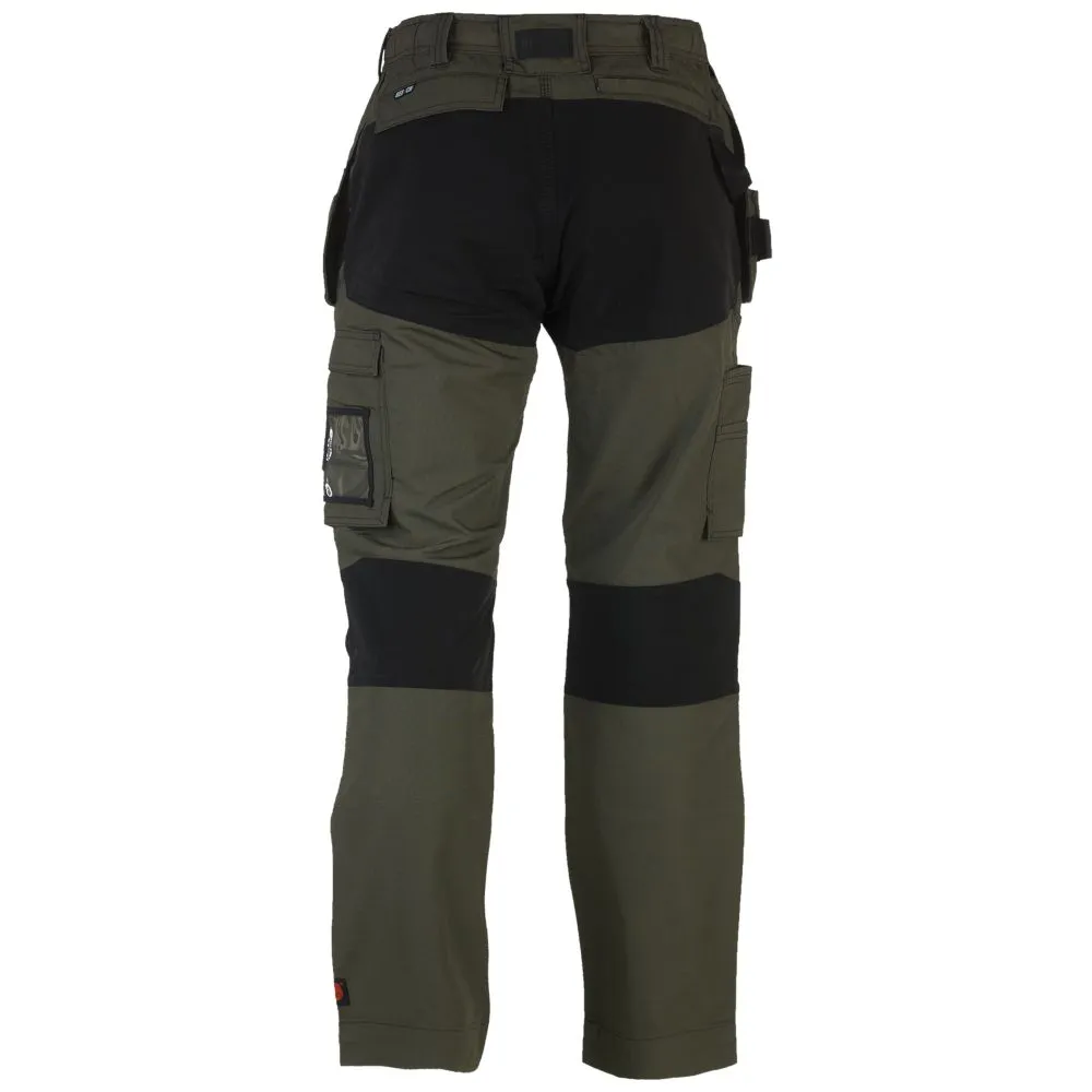 Herock Spector, pantalón elástico, verde (cintura 41
